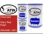Preview: Chevrolet, Glory Red Pearl, WA434B / GPJ: 500ml Lackdose + 500ml Klarlack + 250ml Härter - Set, von ATW Autoteile West.